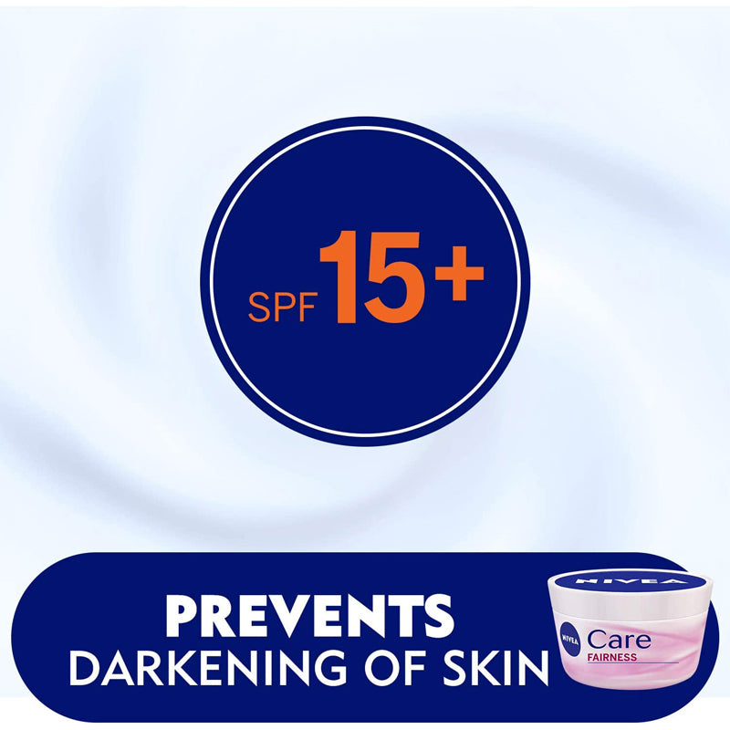 NIVEA Even Tone Cream, Care Fairness Prevents Skin Darkening, SPF 15, 100ml