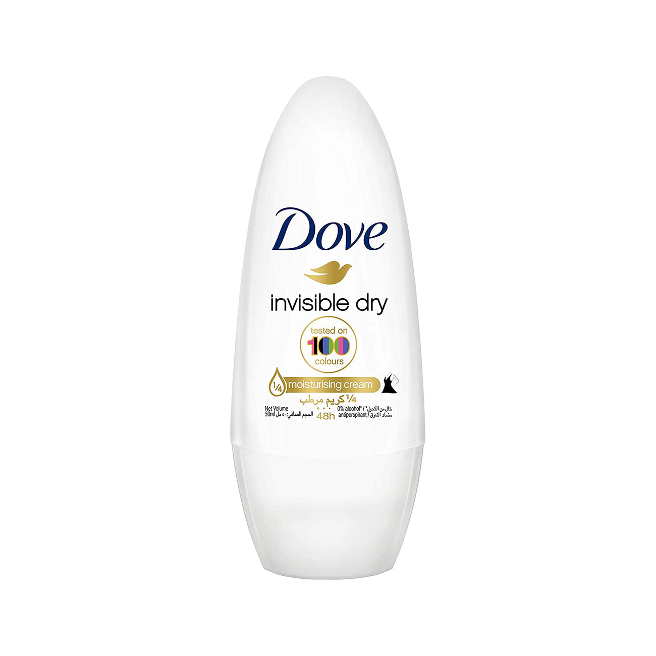 Dove Antiperspirant Roll-On Invisible Dry, 50ml