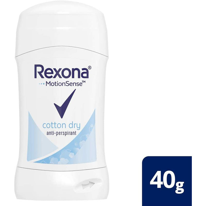 Rexona Women Antiperspirant Stick Cotton Dry, 40 g