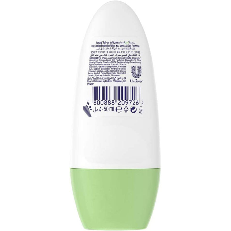 Rexona Women Antiperspirant Roll-On Bamboo, 50 Ml