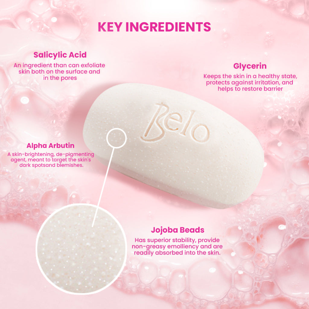 Belo Essentials Smoothening Whitening Body Bar 90g 3-pc