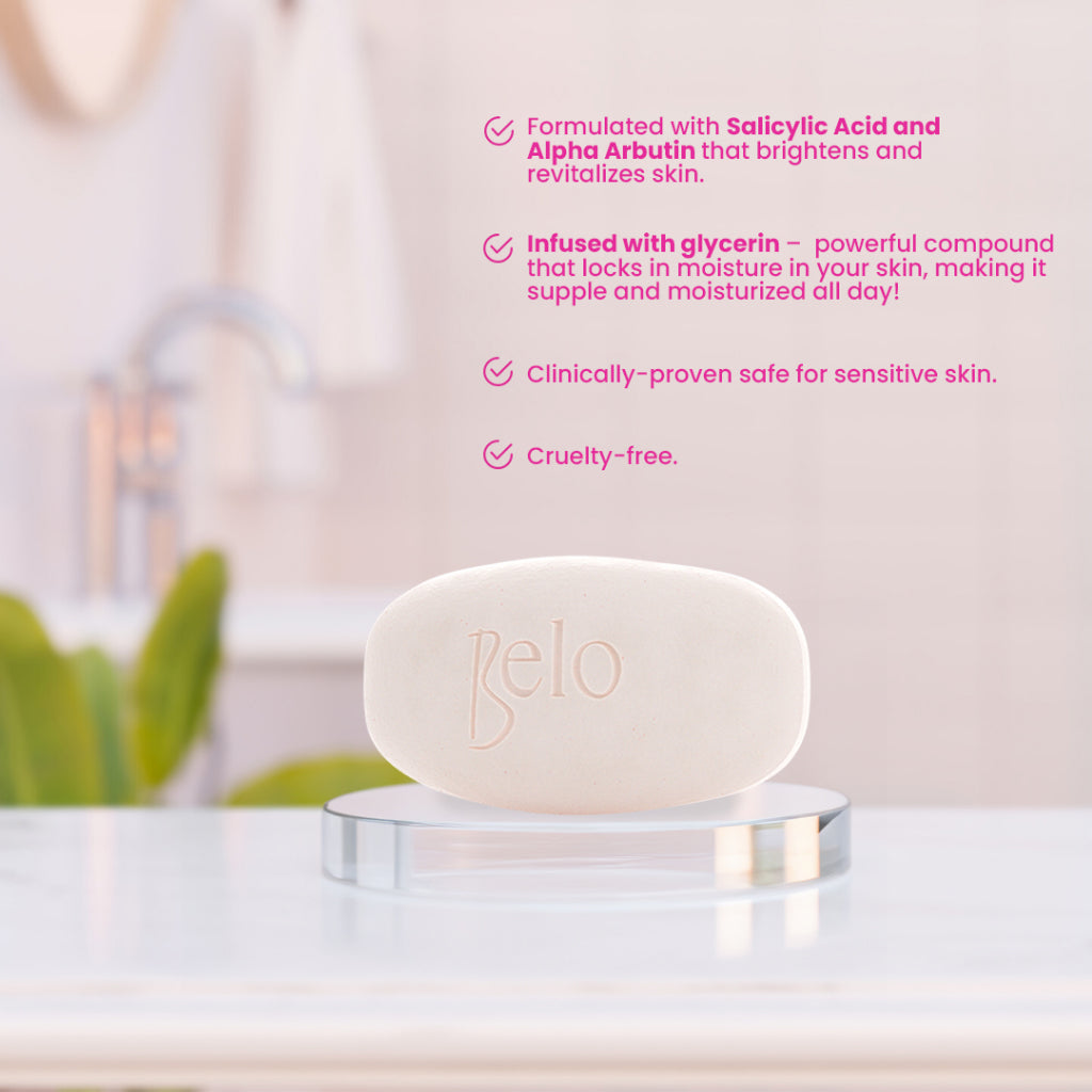 Belo Essentials Smoothening Whitening Body Bar 90g 3-pc