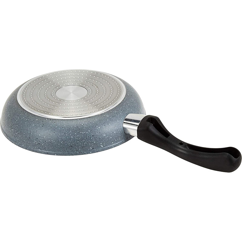 Prestige Speckled Long Lasting Non Stick Twin Pack Fry Pan, 20cm/25cm, Grey