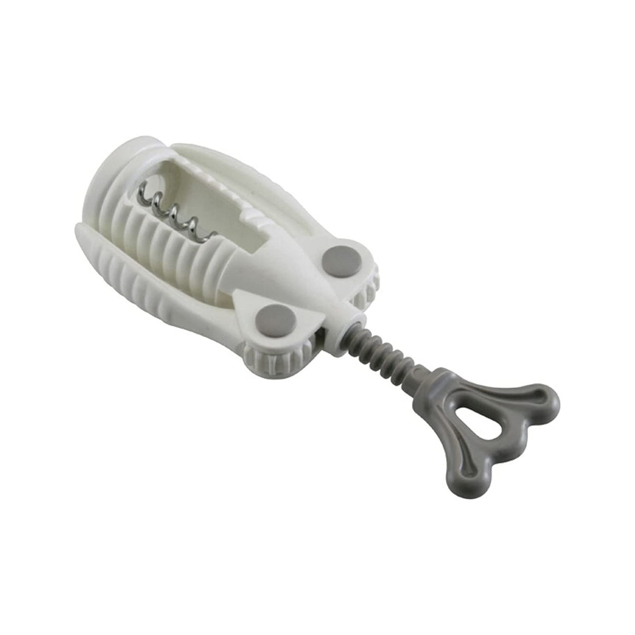 Prestige Plastic Winged Corkscrew Opener, White - PR54052