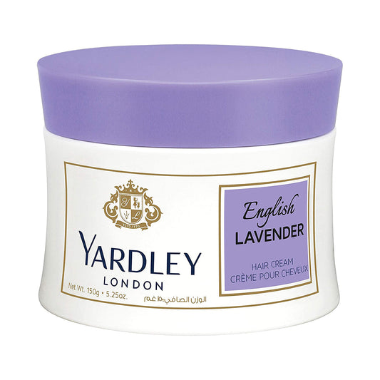 Yardley English Lavender Hair Cream, For Moisturising And Grooming All Day Long - 150 Gm