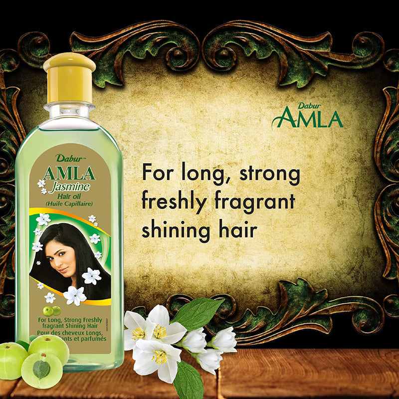 Dabur Amla Jasmine Hair Oil - For Strong, Nourished & Beautiful Colored Hair - 200 Ml