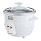 BLACK+DECKER 350W 0.6L Rice Cooker With Removable NonStick Bowl, Steaming Tray, Water Level Indicator And A Glass Lid With Cool Touch, For Healthy Meals RC650-B5 2 Years Warranty