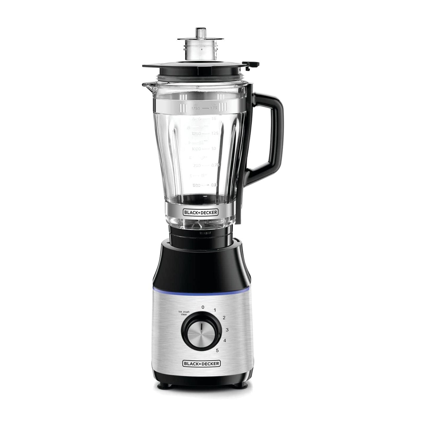 BLACK+DECKER 700W High Speed Premium Blender with Glass Jar Black/Silver BX650G-B5 2 Years Warranty