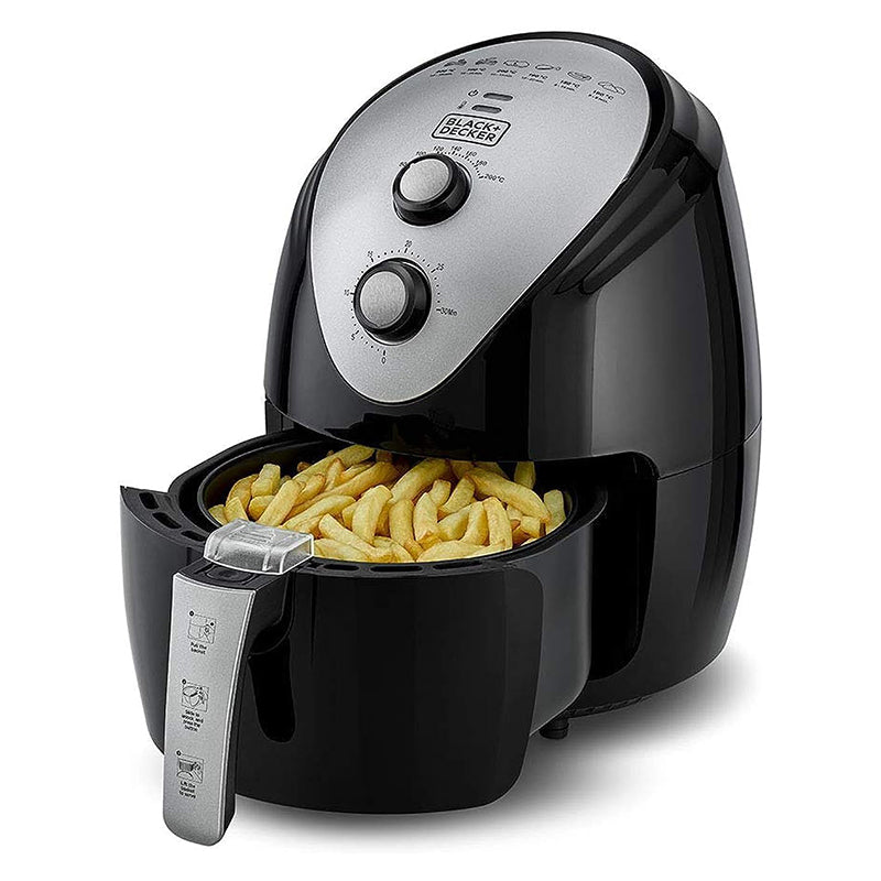 BLACK+DECKER Air Fryer Rapid Air Convection Technology Manual Control 1500W 3.5L 1500W AF150-B5