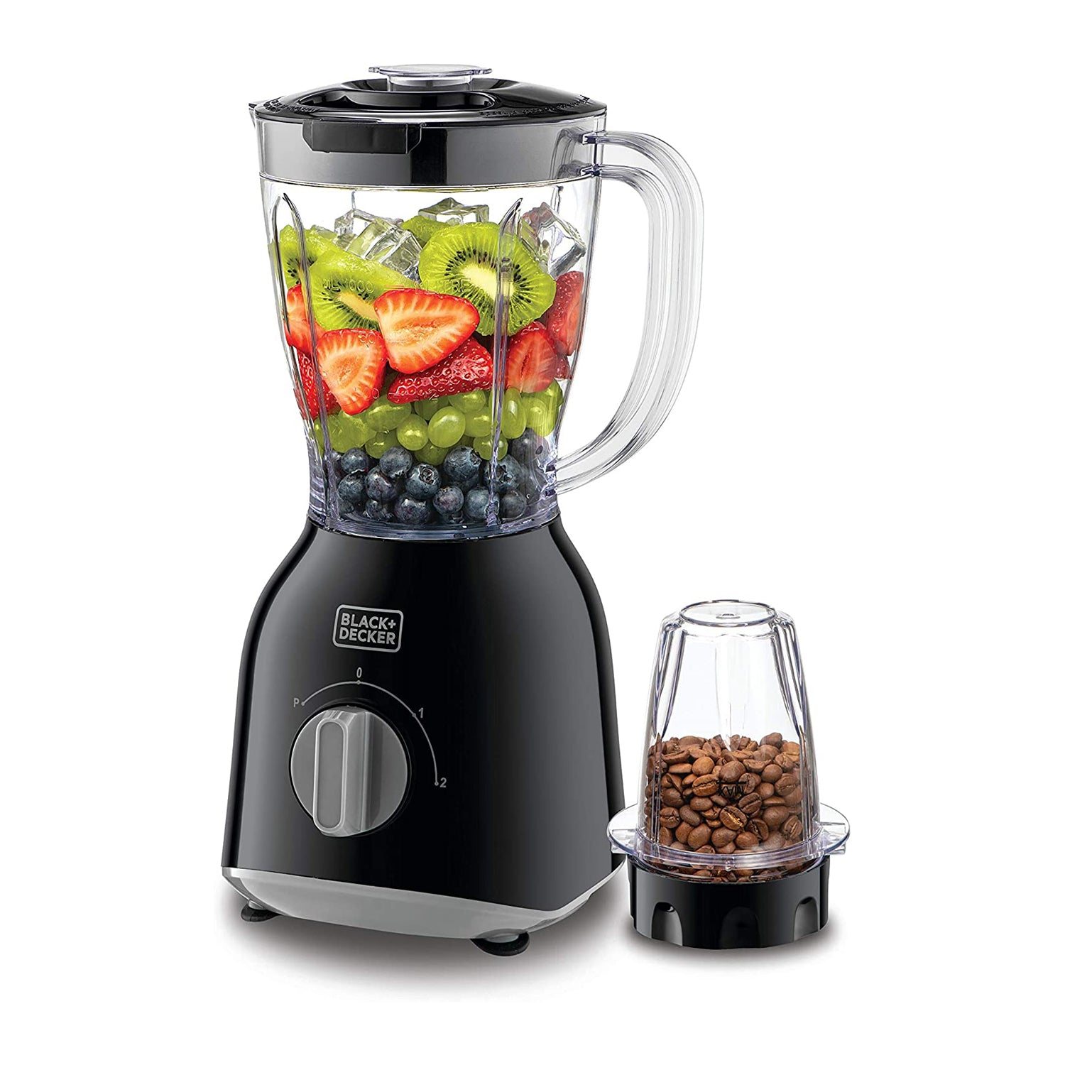 Black Decker 400W 1.0L Blender With 2 X Blender Jars Grinder