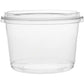 Hotpack Disposable PET, Clear, Food Storage, Deli Container Round with Lid 16 OZ, 10 PCS