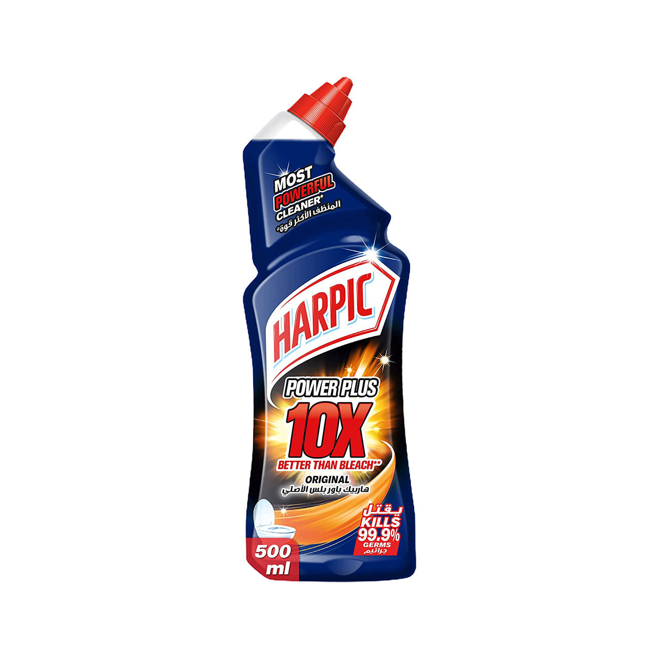 Harpic Original Power Plus 10X Most Powerful Toilet Cleaner, 500ml