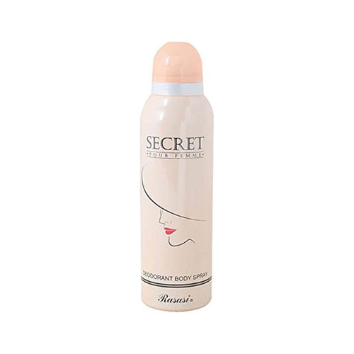 Rasasi Secret Pour Femme Deodorant Body Spray, 200 ml