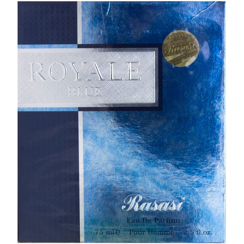 Royale blue pour homme Edp Spray 75ml Woody Floral Musk Men Collection by Al Rasasi