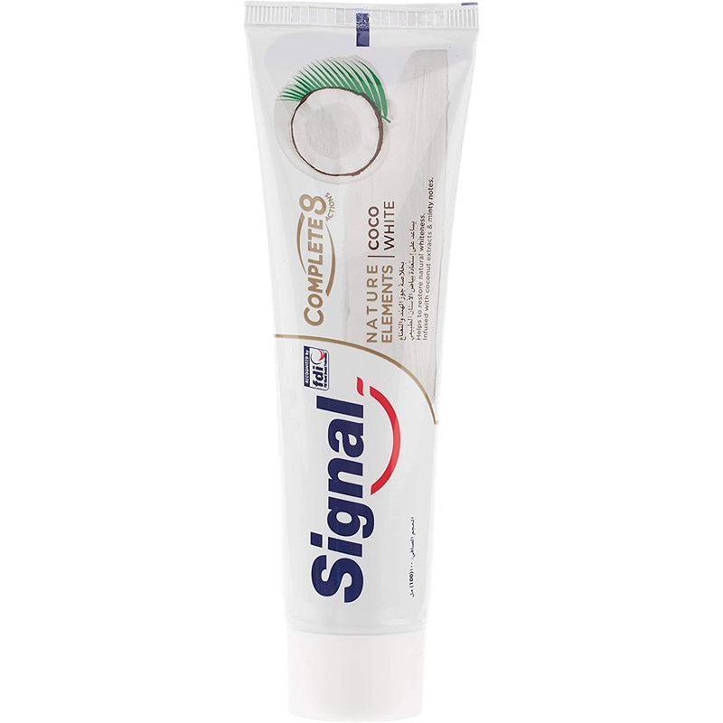 Signal Complete 8 Toothpaste Cocoa White 100Ml