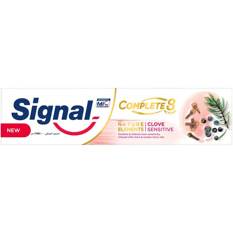 Signal Toothpaste Complete 8 Actions Nature Elements Clove Sensitive 100ml