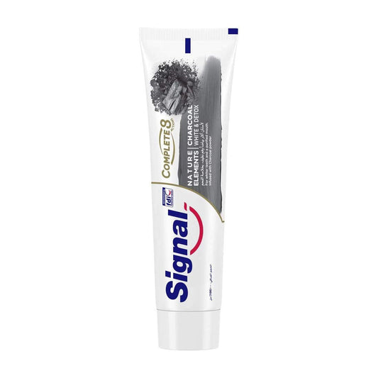 Signal Complete 8 Anti-Bacterial Charcoal Toothpaste White & Detox 100ml