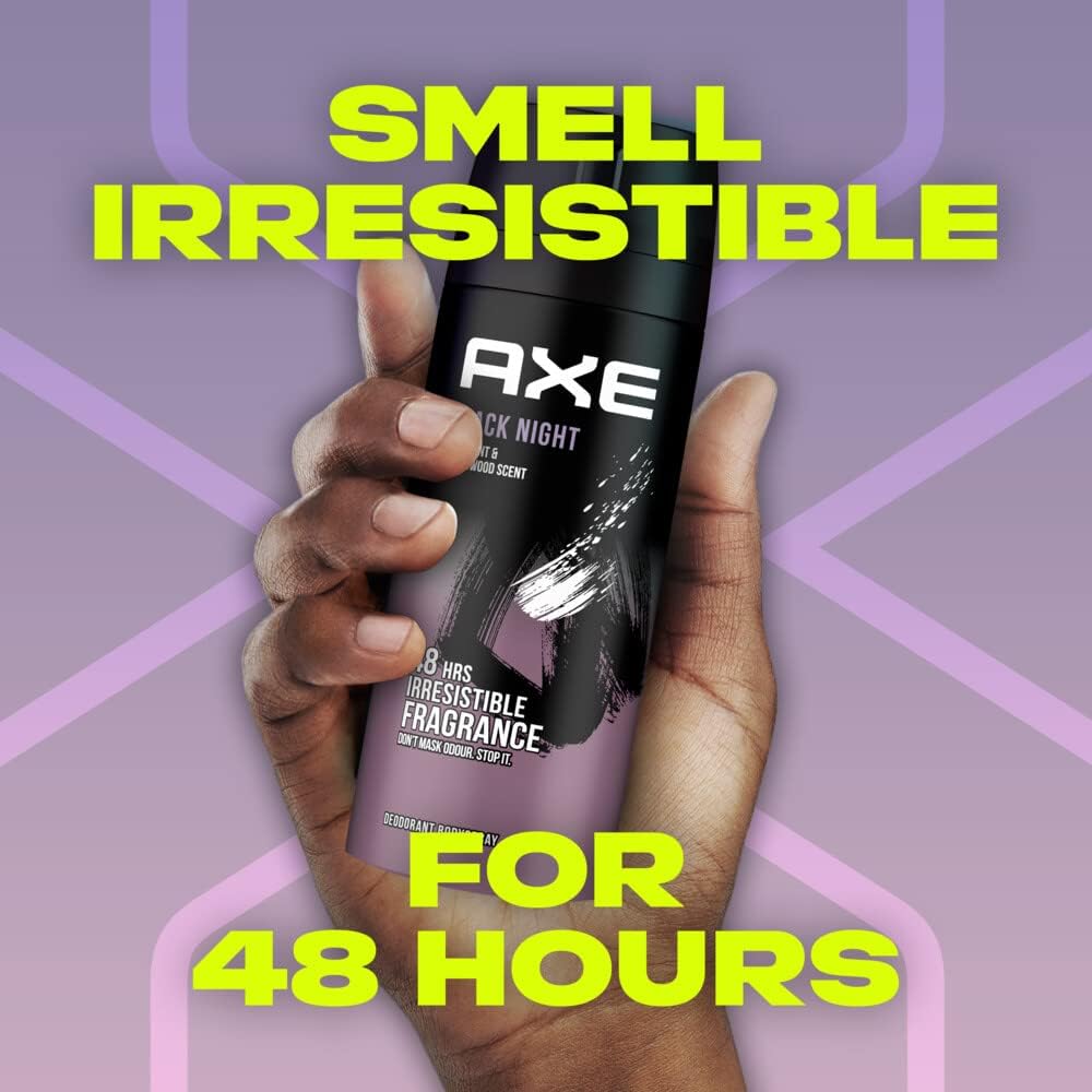 AXE Black Night 48-Hour Freshness Deodorant Body Spray - 150ml