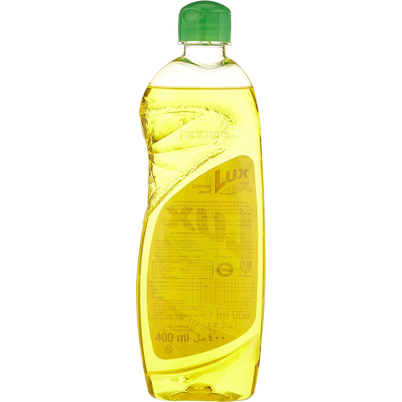 Lux Dishwashing Liquid Lemon 400ml