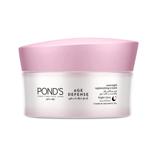 Pond'S Age Defence Night Cream, Anti-Aging Face Cream With Retinol Boosters, Reduce Lines, Wrinkles And Age Spots, 50ml