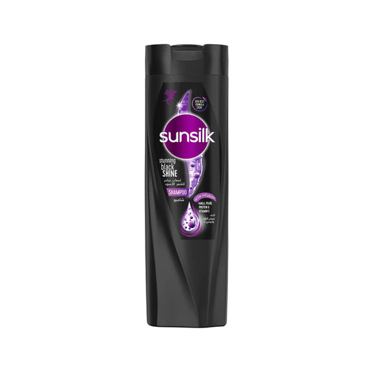 Sunsilk New Activ Infusion Stunning Black Shine Shampoo, For Long Lasting Shine, With Amla, Pearl Protein & Vitamin E 400Ml