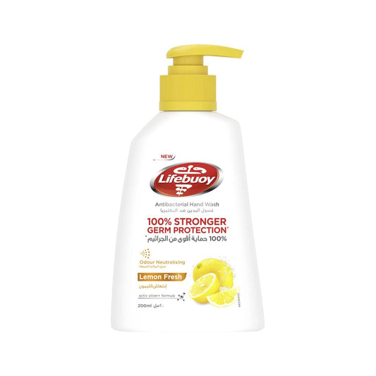 Lifebuoy Active Silver Formula Germ Protection Hand Wash - Orange And Lemon 200 ml