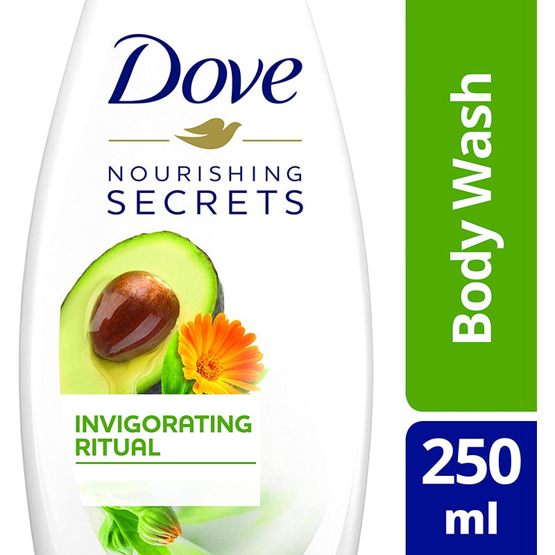 Dove Invigorating Body Wash Avocado, 250Ml