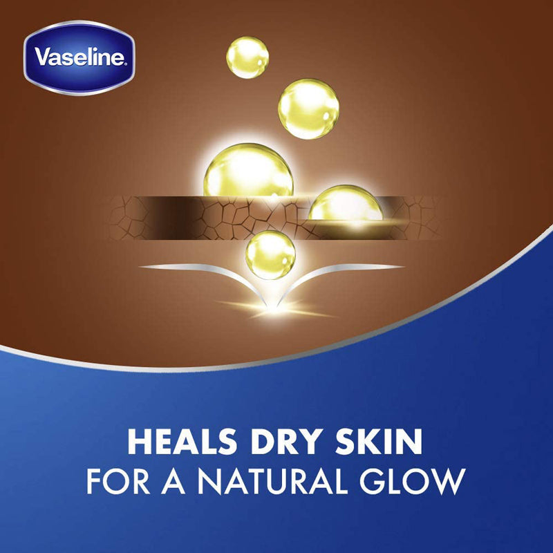 Vaseline Intensive Care Body Cream, Moisturizer For Dry Skin Cocoa Radiant With Shea Butter, For A Healthy Glow, 120Ml