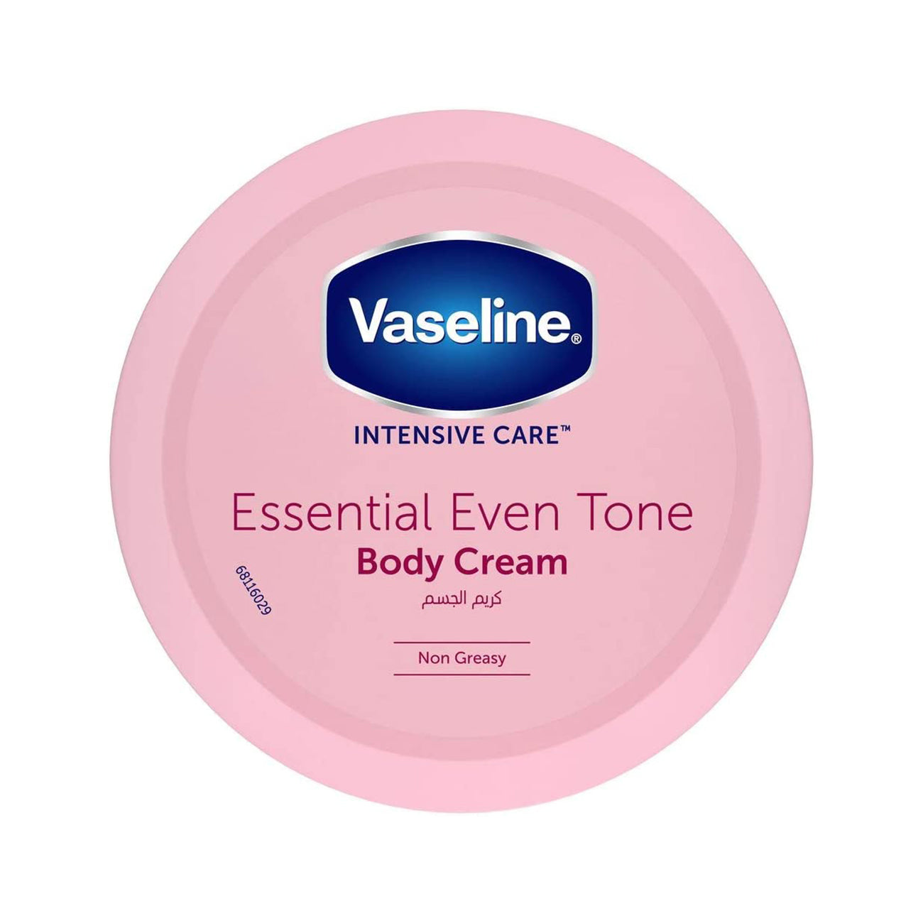 Vaseline Intensive Care Body Cream, For Dry Skin Essential Even Tone, With Niacinamide, Vitamin C And Vitamin E, 120ML