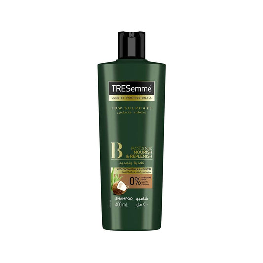 Tresemme Botanix Natural Nourish & Replenish Shampoo with Coconut Milk & Aloe Vera for Dry Hair, 400ml