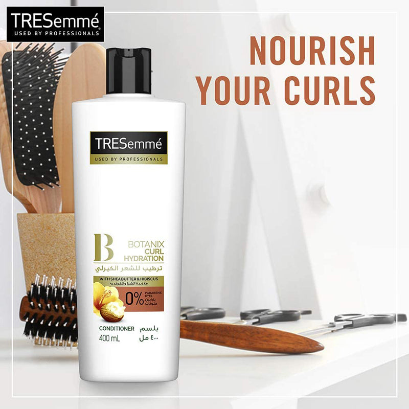 Tresemme Botanix Natural Conditioner For Curl Hydration With Shea Butter & Hibiscus, 400ML