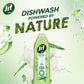 JIF Pure Hand Dishwash Suitable for cleaning childrens dishes Aloe Vera & Mineral Salt Tested by dermatologist 750ML 1