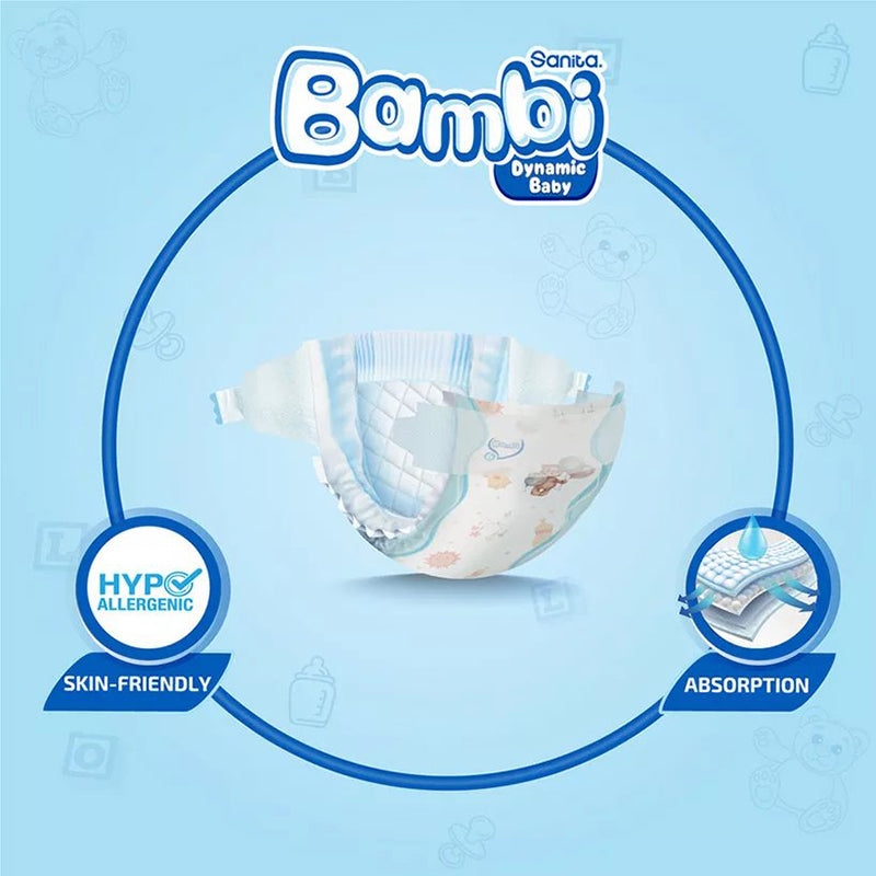 Sanita Bambi Baby Diapers Jumbo XXL +16kg 10pcs