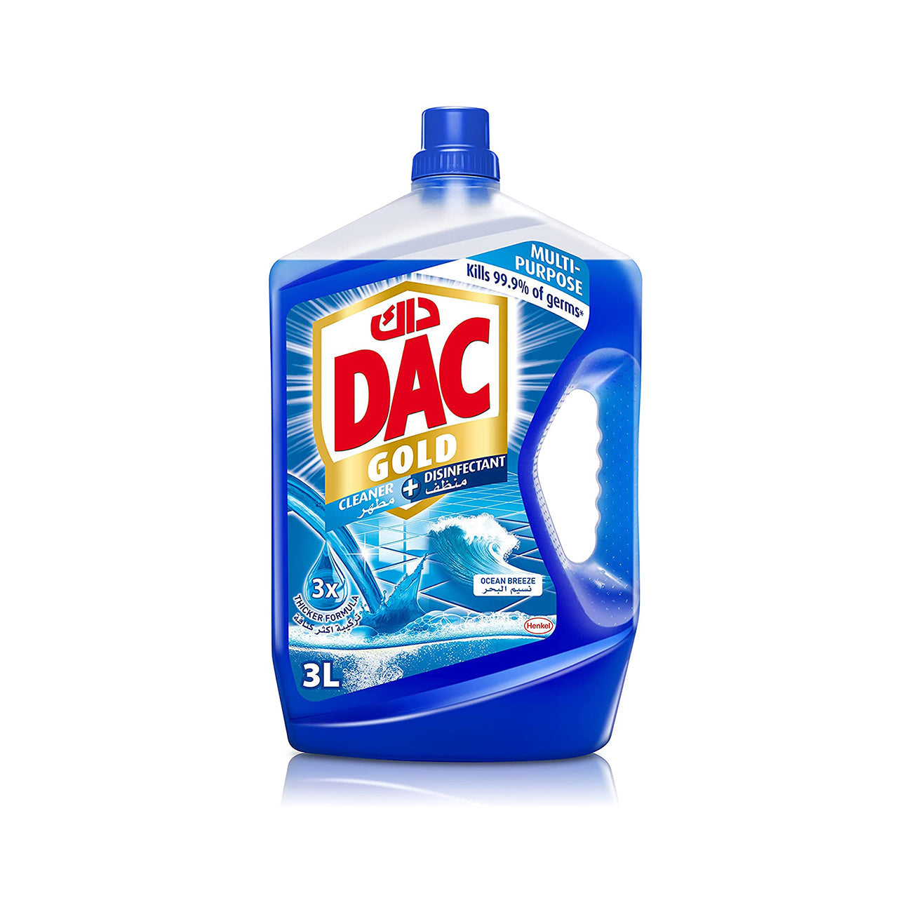 Dac Gold Cleaner + Disinfectant Ocean Breeze 3Litre