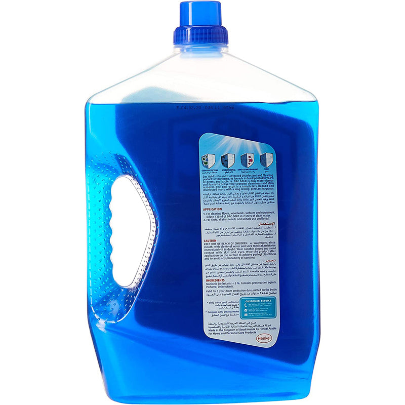 Dac Gold Cleaner + Disinfectant Ocean Breeze 3Litre