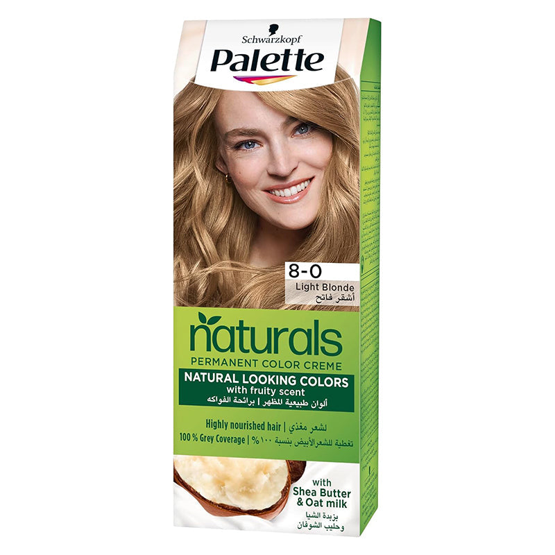 Palette Permanent Naturals Color Creme 8-0 Light Blonde