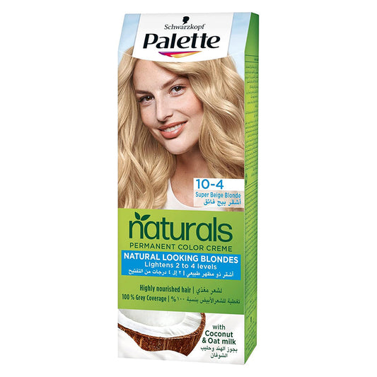 Palette Permanent Naturals Color Creme 10-4 Super Beige Blonde