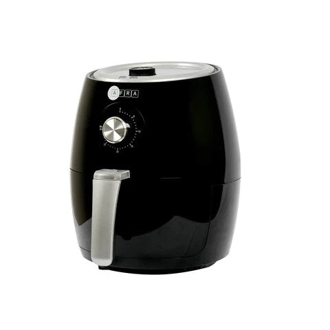 AFRA Japan Air Fryer, 1300-1500W, 2.5L Capacity, Removable Basket & Pot, Adjustable Temperature, Overheat Protection, Non-Slip Feet, Cool Touch Handle, G-MARK, ESMA, ROHS, and CB Certified, 2 years