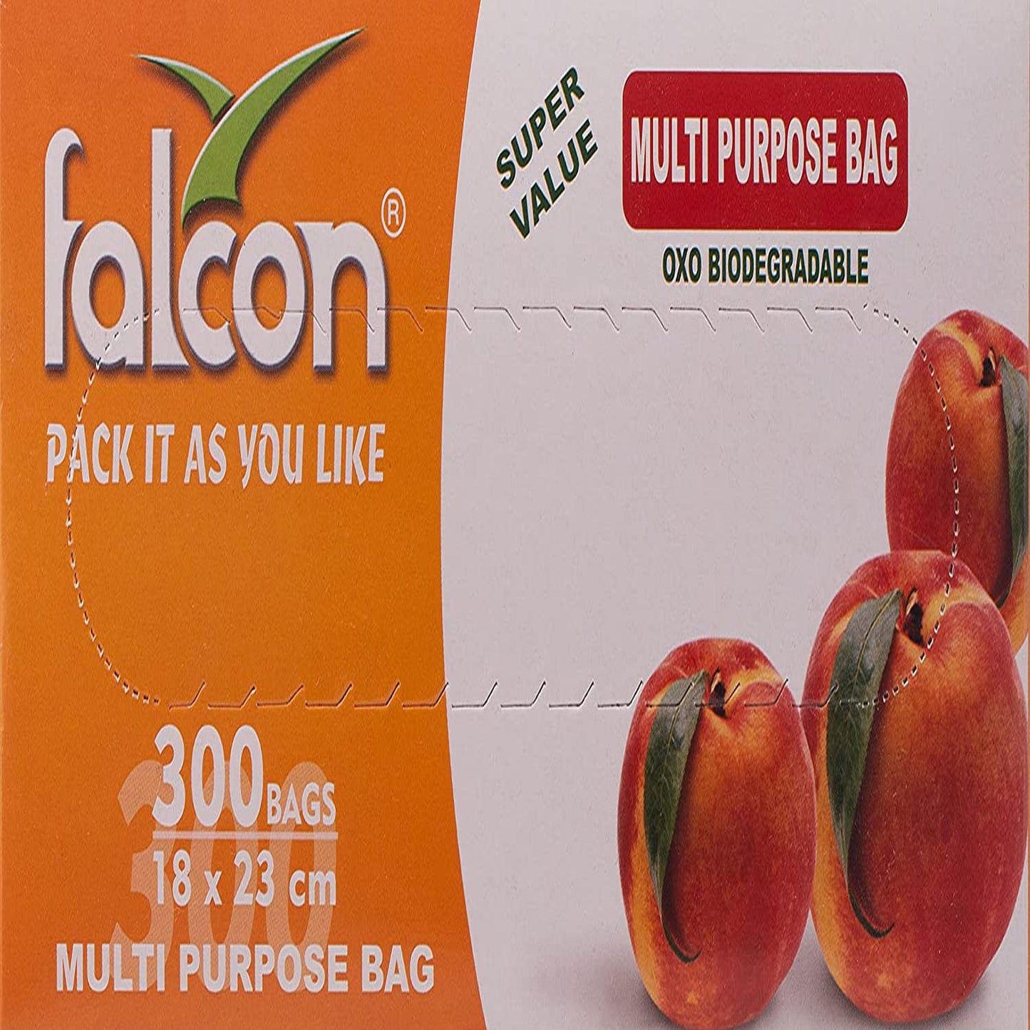 Falcon Bio-Degradable Pull Cut Freezer Bag 18 X 23 cm - 300PCS