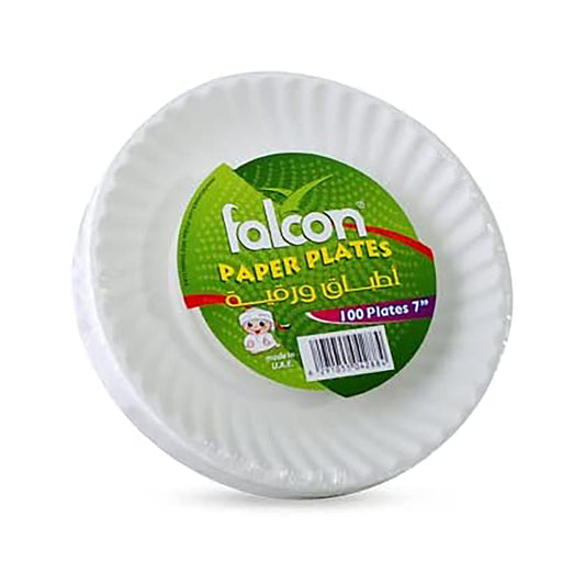 Falcon Paper Plates 7 Inch 100pcs