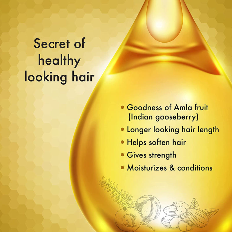 Dabur AMLA Gold Hair Oil - Enriched With Amla, Henna & Almond - 200 Ml