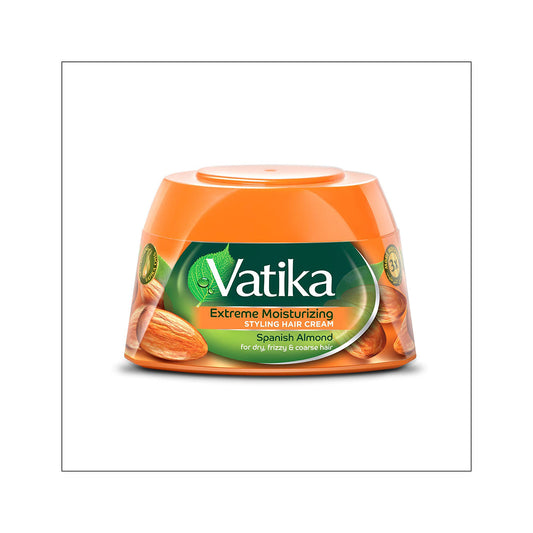 Vatika Naturals Extreme Moisturizing Style Hair Cream With Spanish Almond - 210 Ml