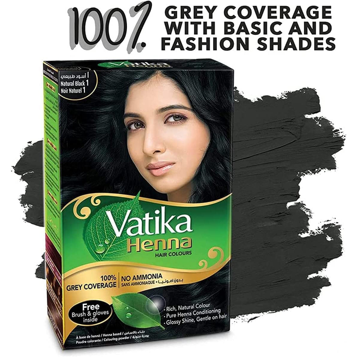 vatika-henna-natural-blackDabur Vatika Henna Hair Colour, Natural Black