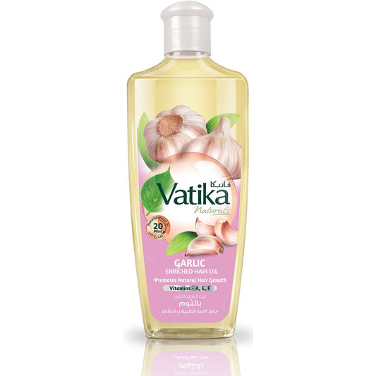 vatika-hair-oil-garlic-200mlVatika Naturals Enriched Hair Oil Promotes Natural Growth Of Hair Garlic 200 Ml