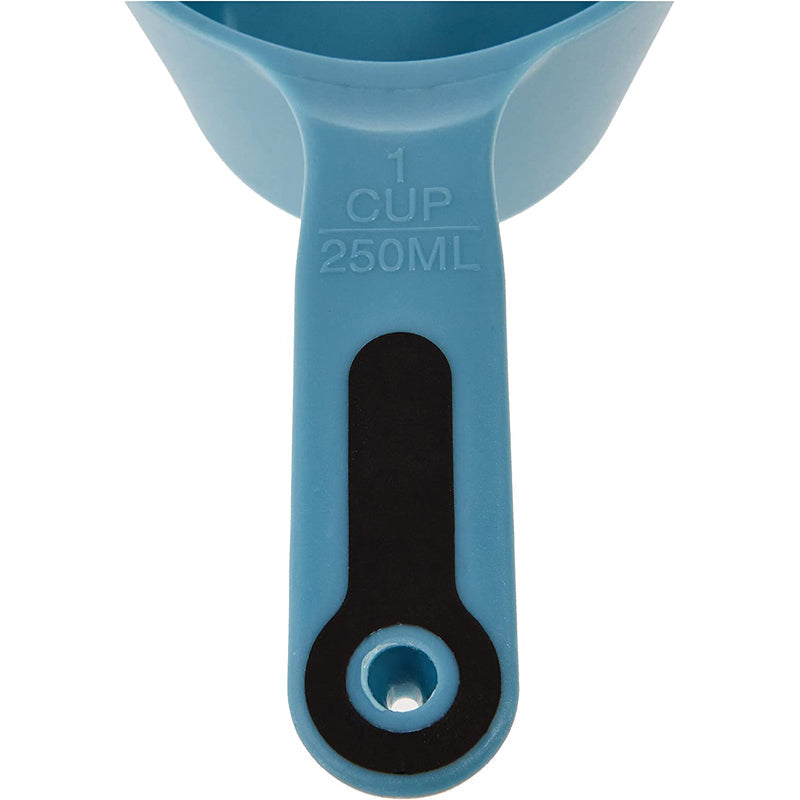 Raj-Tmsp03-Blue, Plastic Measuring Cup 4 Pcs Set, Blue