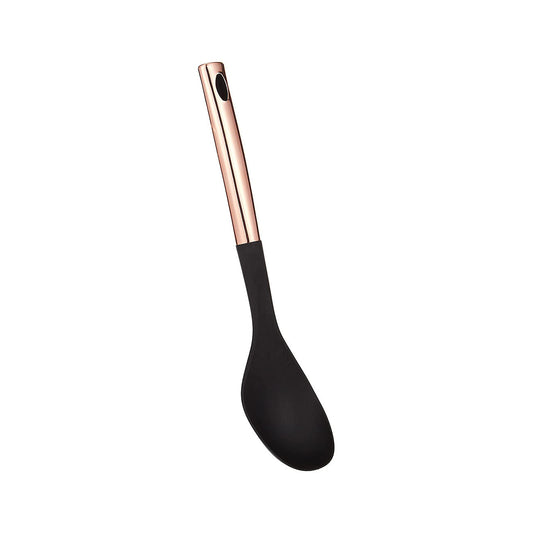 Raj Copper Handle Nylon Serving Spoon, Black, Vcs066, 1Piece