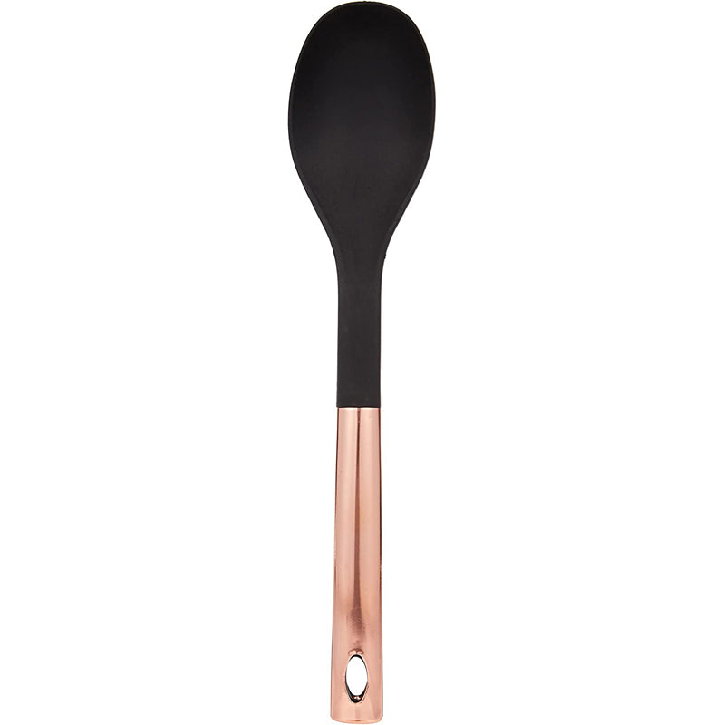 Raj Copper Handle Nylon Serving Spoon, Black, Vcs066, 1Piece