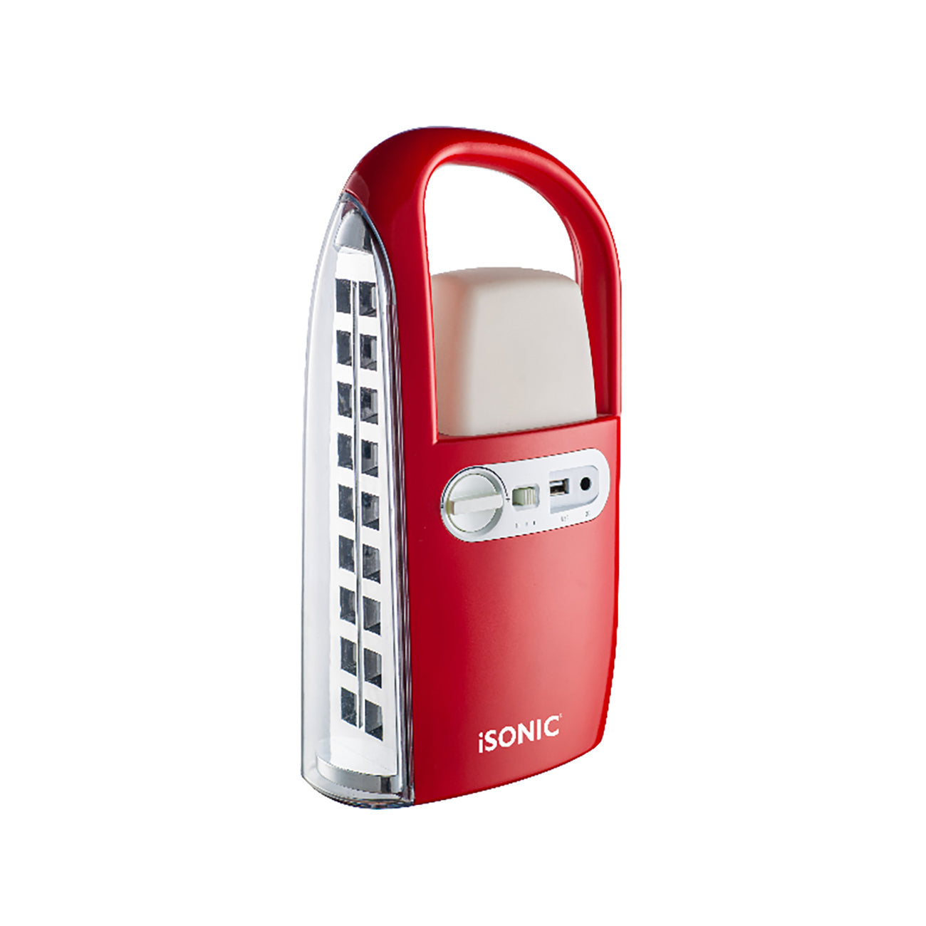 iSonic IL88 Deluxe Rechargeable Lantern - Red