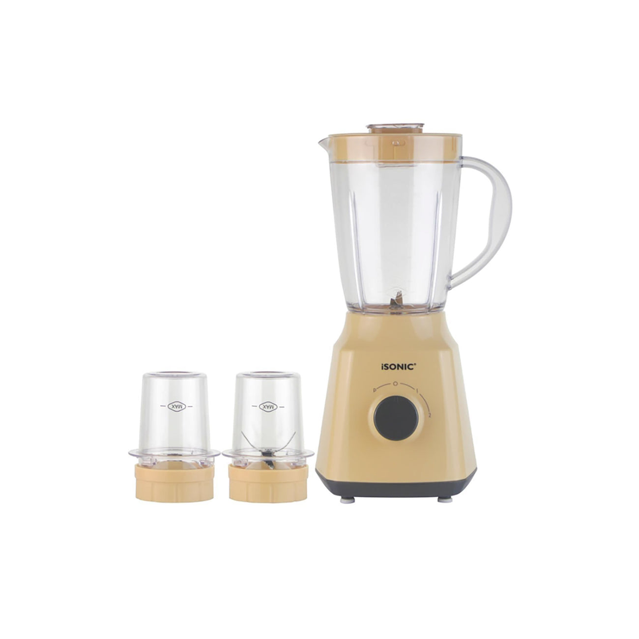 Isonic 3 In 1 Blender, 1.5L, 350W, Gold, iB 704