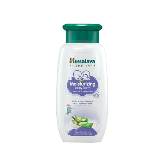 Himalaya Moisturizing Baby Bath | No Sulphate & Paraben Gentle Formula for No-Tears Baby Bath- 400ml